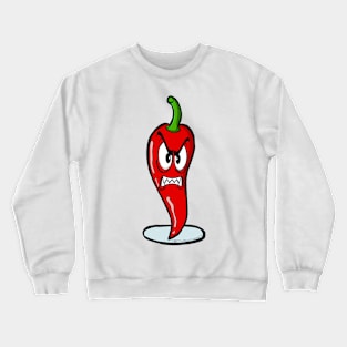 Angry Chili Pepper Crewneck Sweatshirt